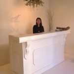 Old style counter for flower store