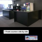 Martial arts reception counter